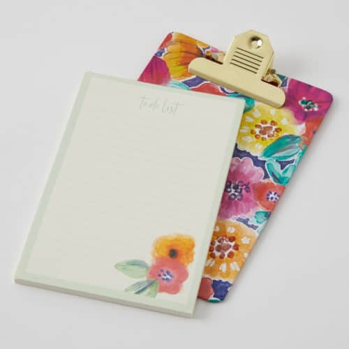 Bouquet A5 Notepad & Clipboard