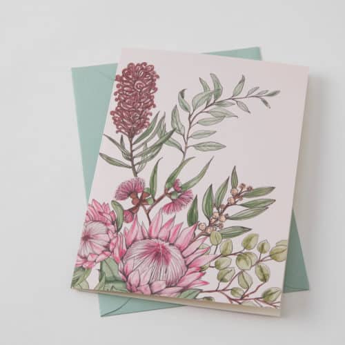 Flora Blank Greeting Cards 10 Pack