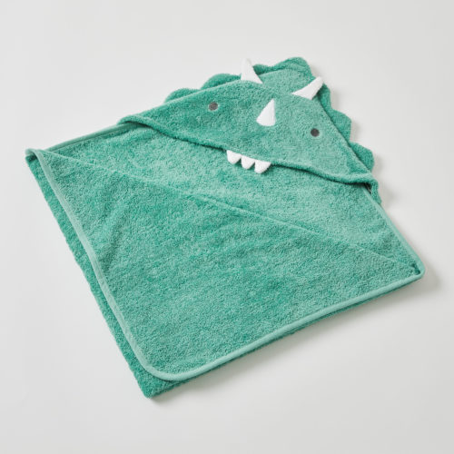 Theo Dinosaur Hooded Bath Towel – Early April