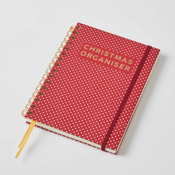 Christmas Red A5 Organiser Journal - Available End-Sept
