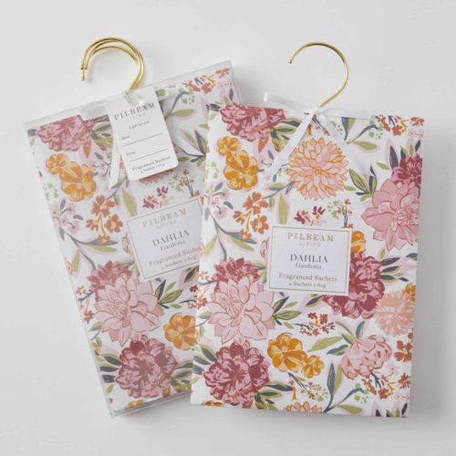 Dahlia Scented Hanging Sachets 4x60g