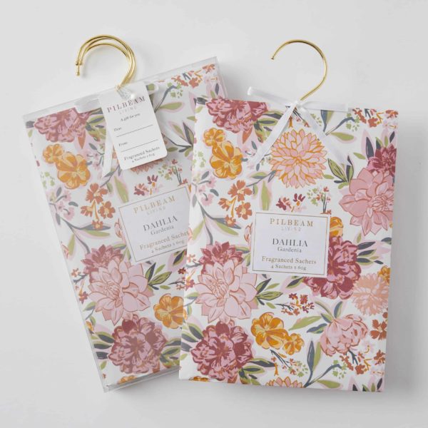 Dahlia Scented Hanging Sachets - Available September