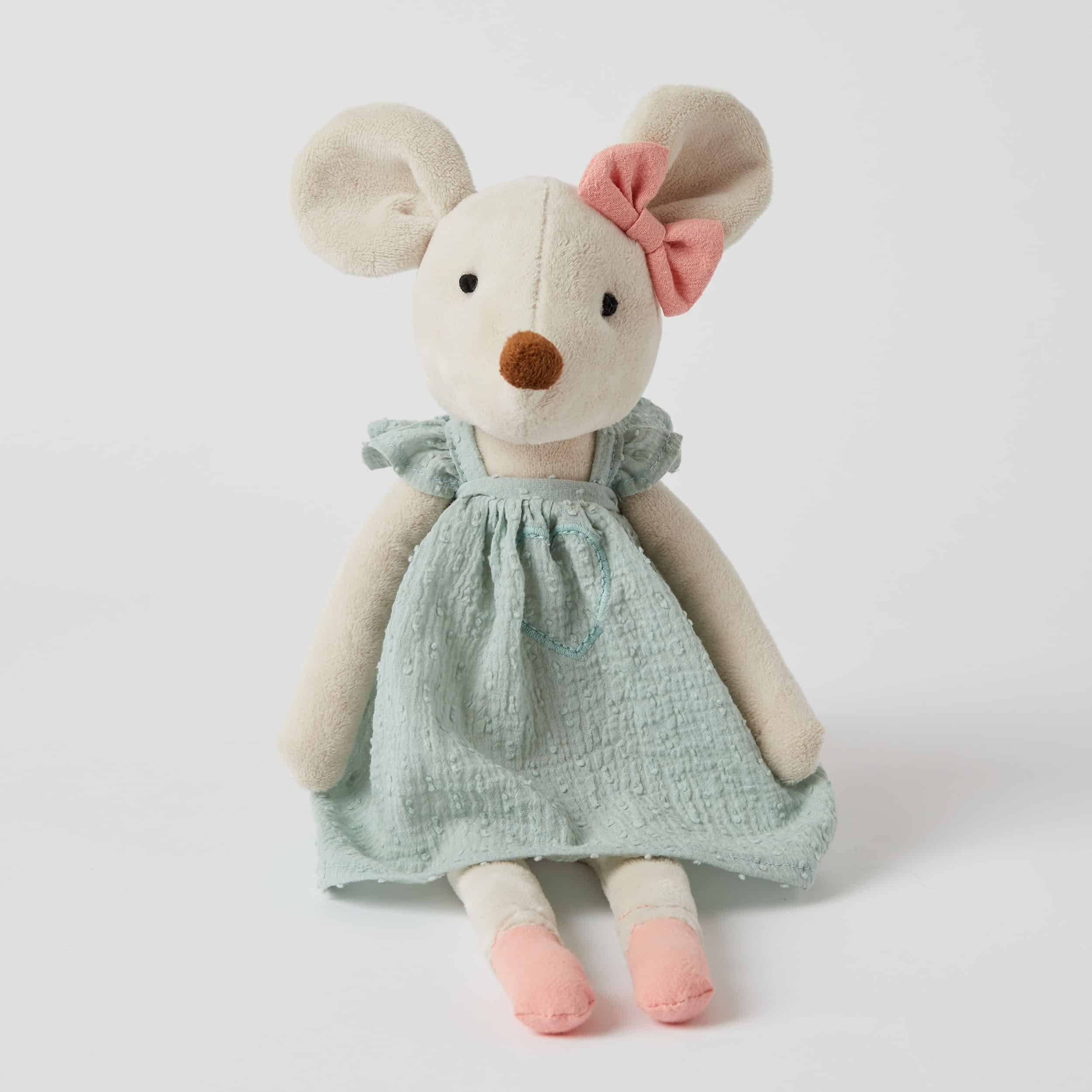 Mouse for Doll House Needle Felt Home Mouse in a Blanket With