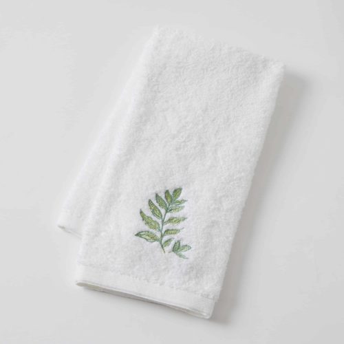 Green Leaf Hand Towel