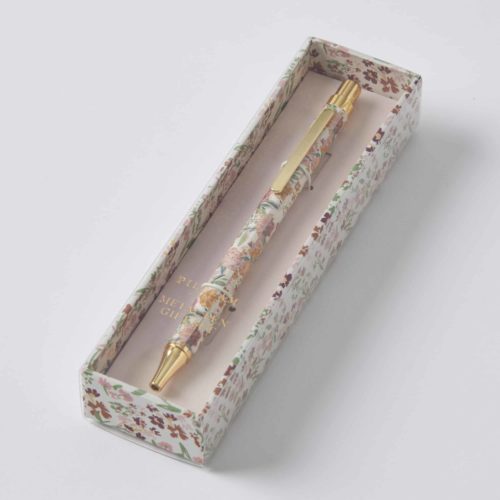 Dahlia Metal Pen in Gift Box
