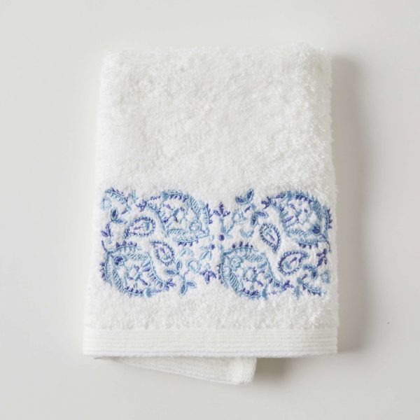 Paisley Face Washer - Mid-Feb