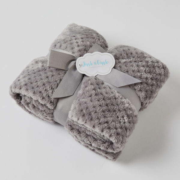 Aria Baby Blanket – Grey