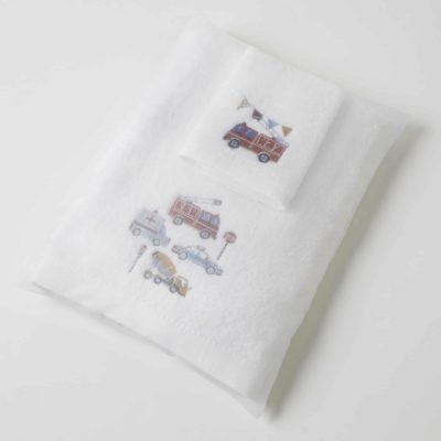 Transport Bath Towel & Face Washer In Organza Bag