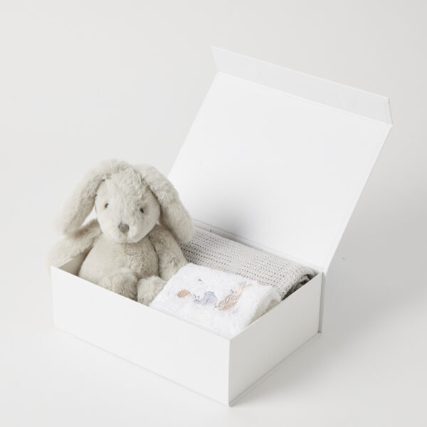 Grey Bunny Hamper Gift Set