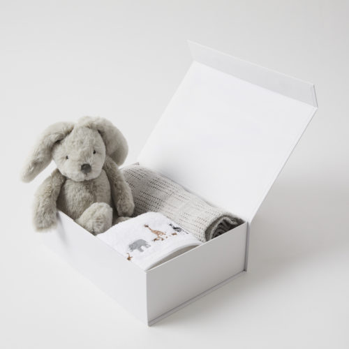 Grey Bunny Hamper Gift Set – July