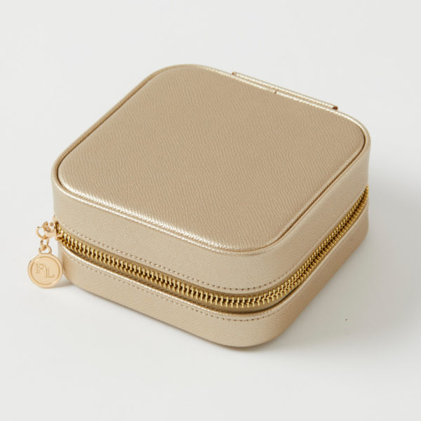 Calla Square Jewellery Case – Gold – Early Sept