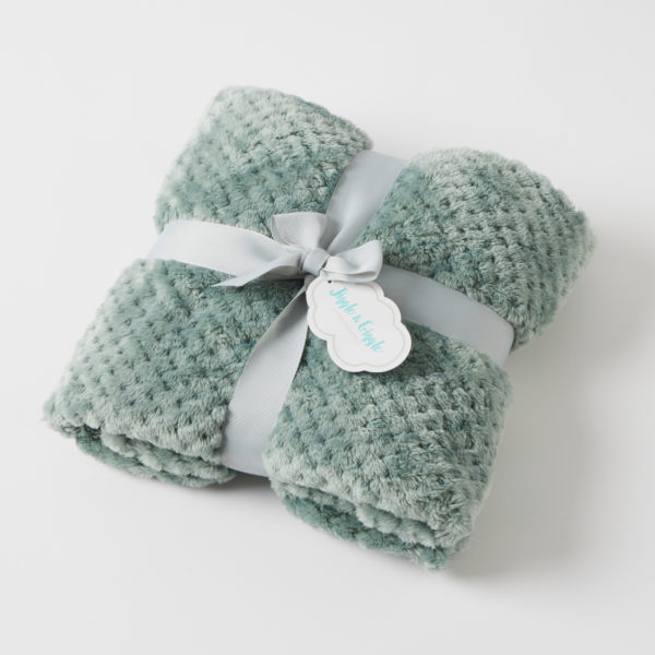 Aria Baby Blanket – Sage