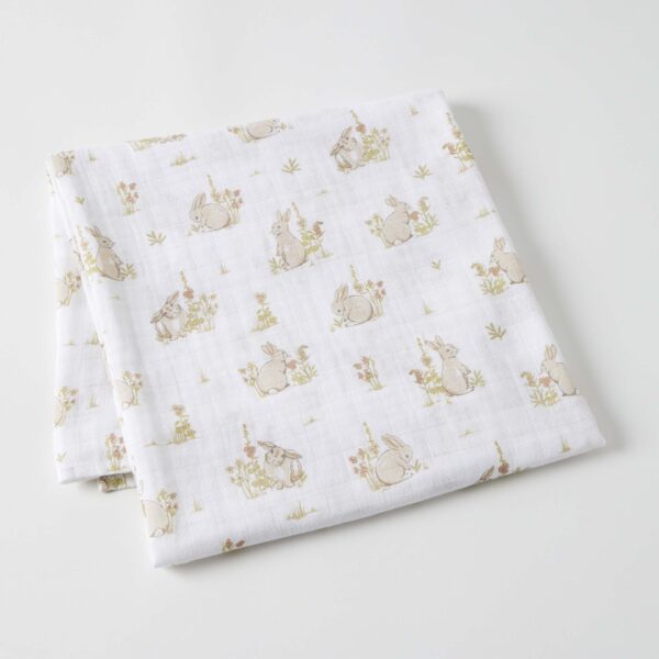 Some Bunny Loves You Muslin Wrap
