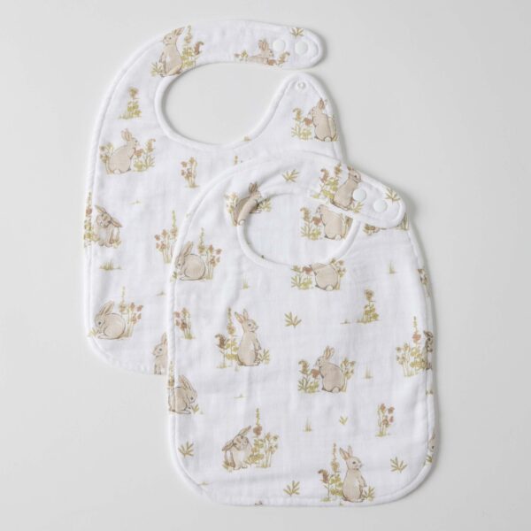 Some Bunny Loves You Muslin Bib Set of 2 – Early September
