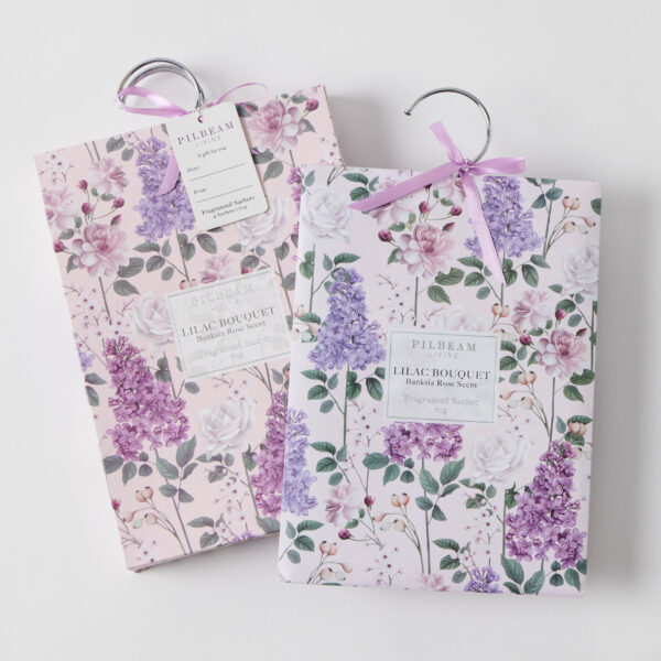 Lilac Bouquet Scented Hanging Sachets 4x60g