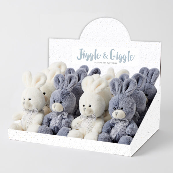 Cuddly Bunnies 2 Asst Colours in Display Box