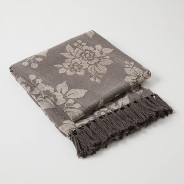 Marigold Throw - Slate/Grey Mist