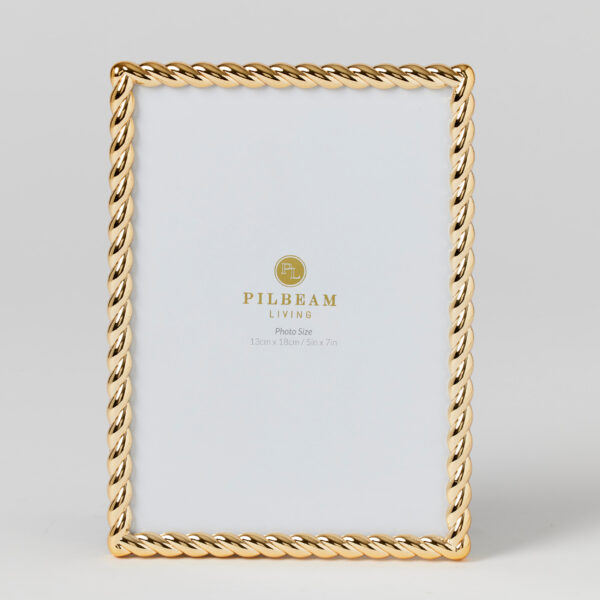 Loren 5 x 7" Photo Frame – Gold