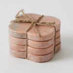 Allegra Coasters Set of 4 Pink