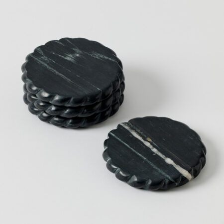 Tresser Coasters Set of 4 Black