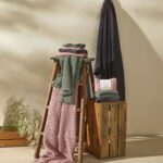 Ink Organic Cotton Waffle Hand Towel & Face Washer Set