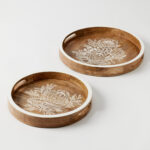 Flora Round Trays Set of 2