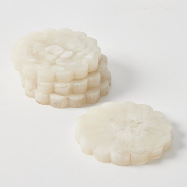 Estila Coasters Set of 4 Nougat