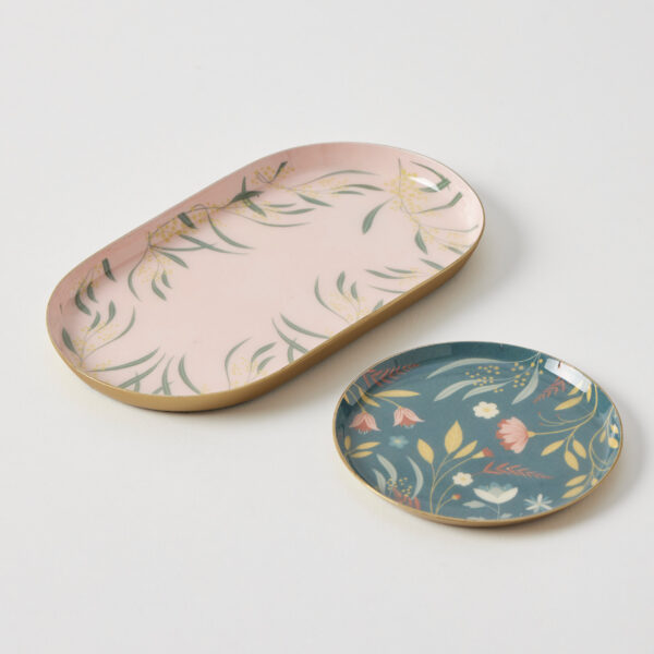 Floret Trinket Tray Set of 2