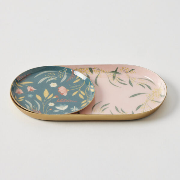 Floret Trinket Tray Set of 2