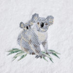 Koala Hand Towel Set of 2 (1 Plain)