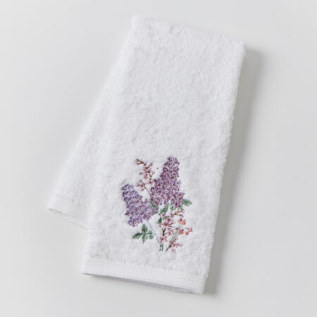 Lilac Bouquet Hand Towel