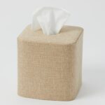 Aura Square Tissue Box Holder - Blush