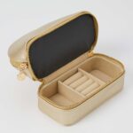 Amara Cosmetic & Jewellery Holder Case - Gold