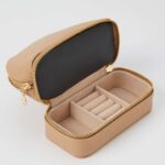 Amara Cosmetic & Jewellery Holder Case - Nude