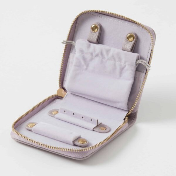 Ambrosia Travel Jewellery Case - Lilac