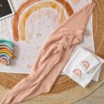 Peach Whip Double Muslin Cotton Blanket