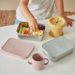 Rune Bento Box With Silicone Lid - Steele