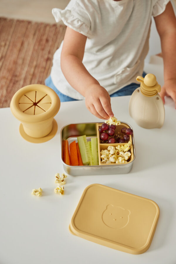 Rune Bento Box With Silicone Lid - Lemon