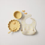 Lemon Silicone Bibs Set of 2