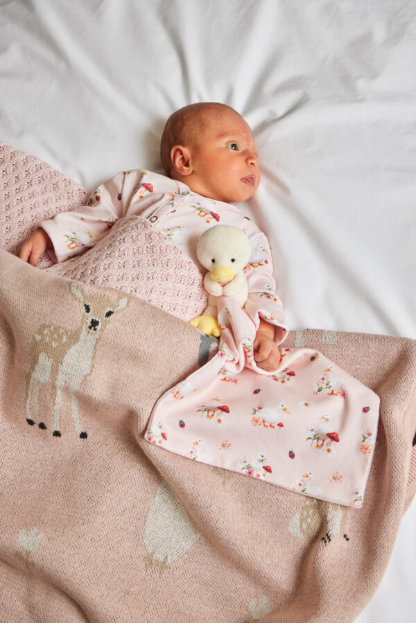 Jiggle & Giggle Enchanted Knitted Baby Blanket