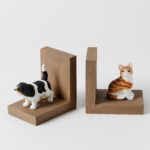 Pets Bookends Set of 2