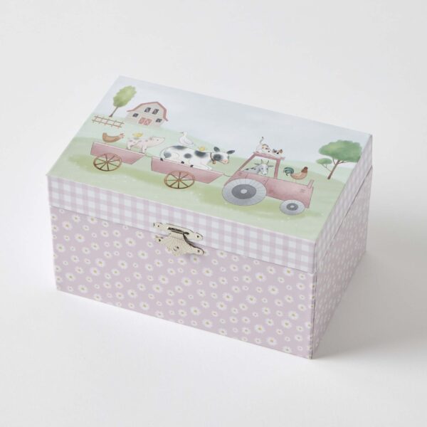 Farm Fun Musical Jewellery Box