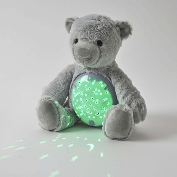 Grey Bear Plush Night Light