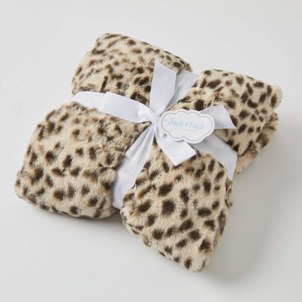 Animal Print Faux Fur Baby Blanket