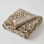 Animal Print Faux Fur Baby Blanket