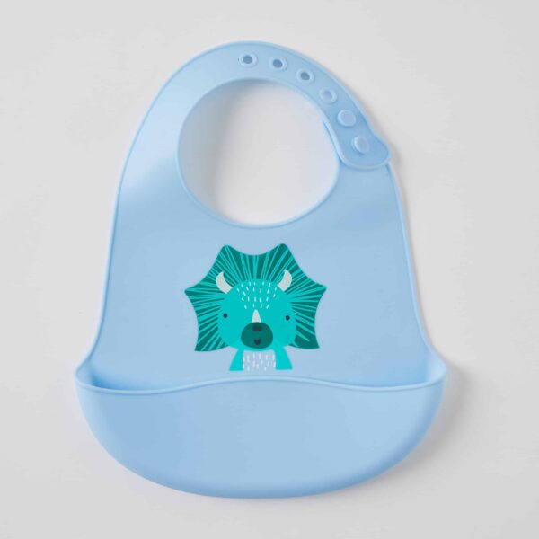 Whimsical Silicone Scoop Bibs 3 Asst Designs