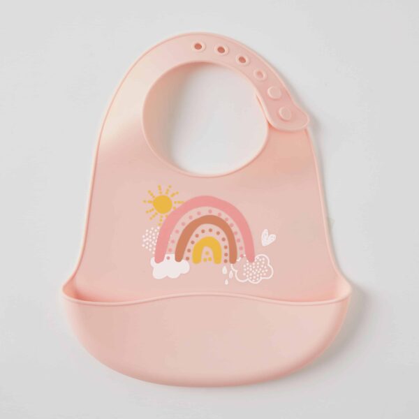 Whimsical Silicone Scoop Bibs 3 Asst Designs