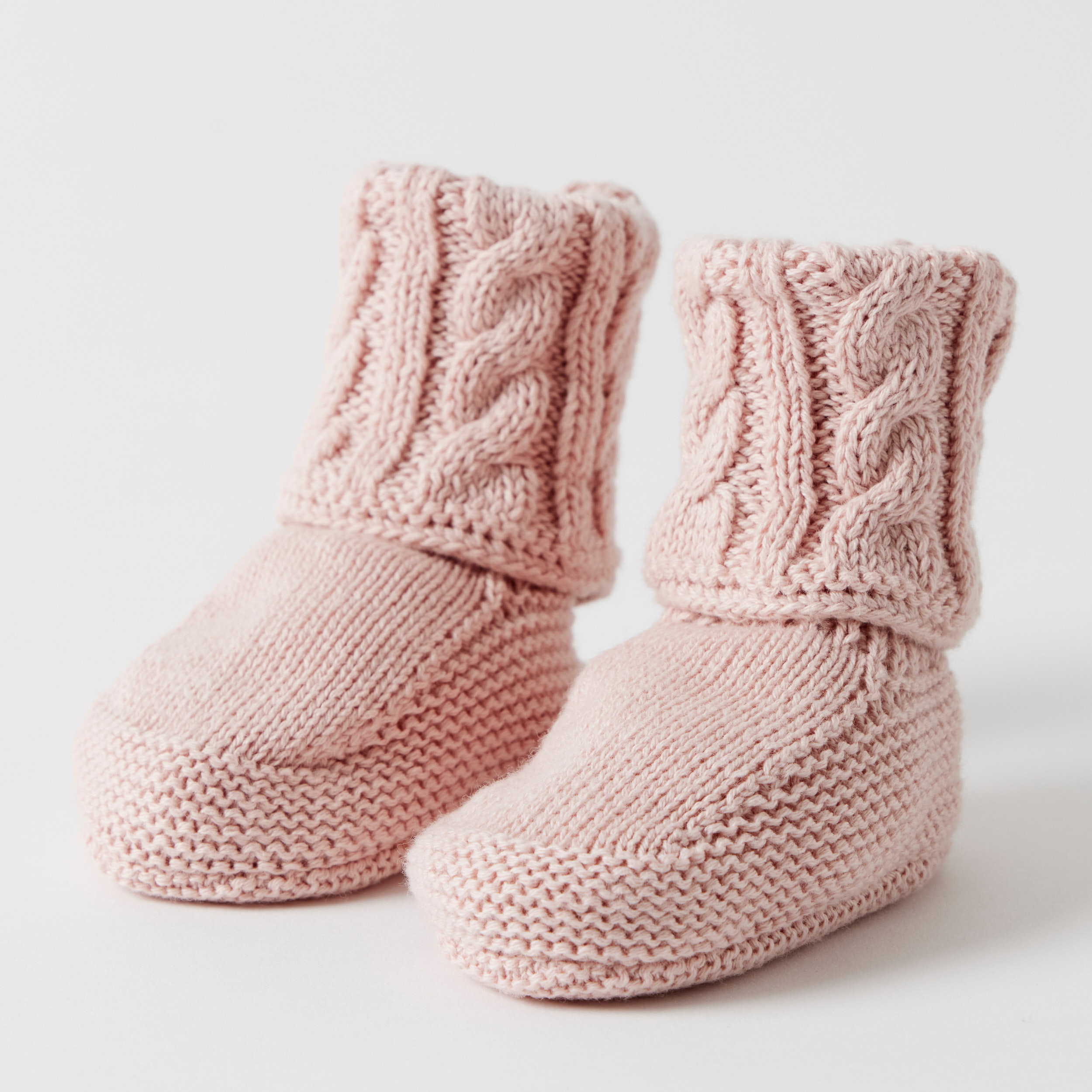 Birinit Light Blue Knit Booties