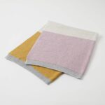 Spectacular Block Stripe Baby Blanket - Pink/Mustard