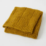 Florence Wool Blend Baby Blanket - Mustard